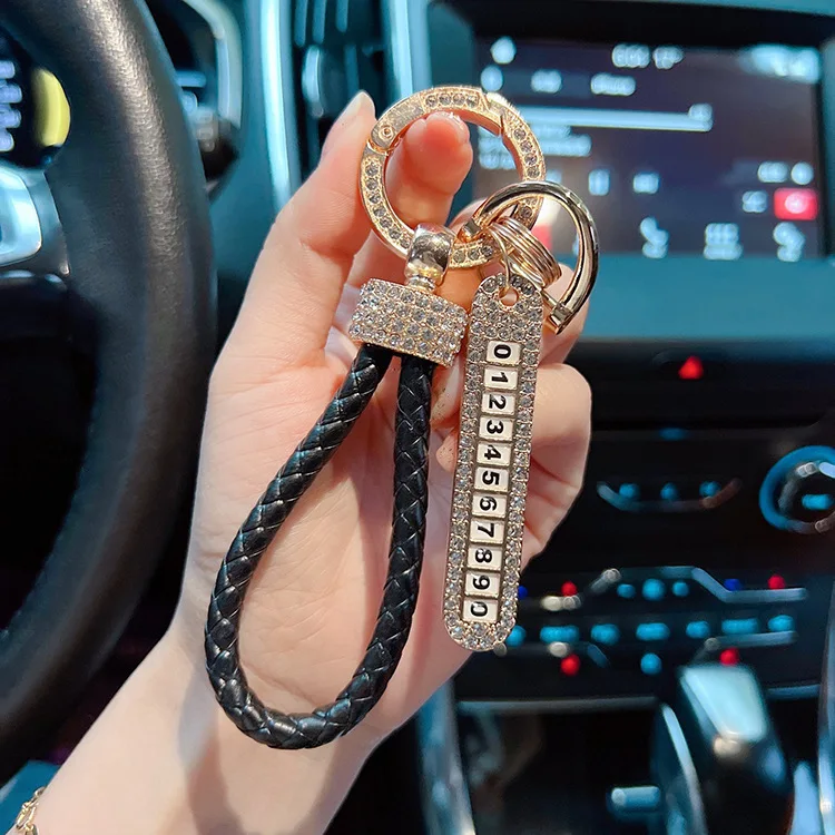 License Plate Keychain (Gold Edges)
